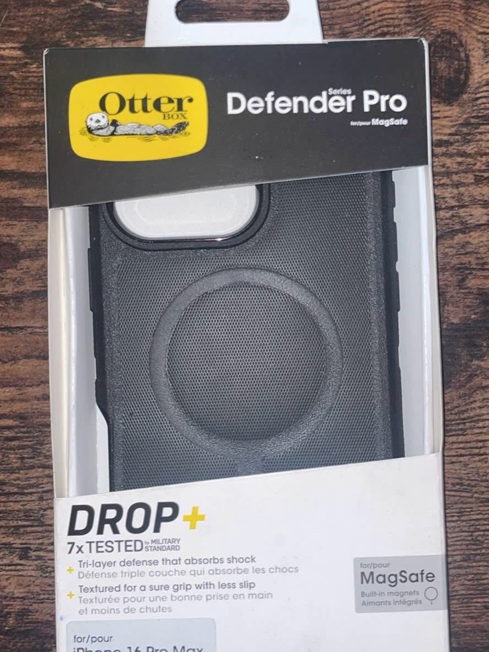 OtterBox Apple iPhone 16 Pro Max Defender Pro Series Case with MagSafe - Black